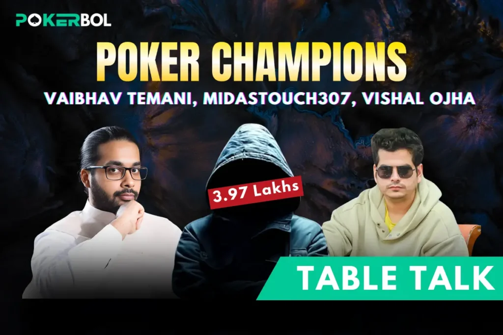 Vaibhav Temani, Shreyansh Sharma, and Vishal Ojha Lead the Top 10 Poker Champions with Massive Wins