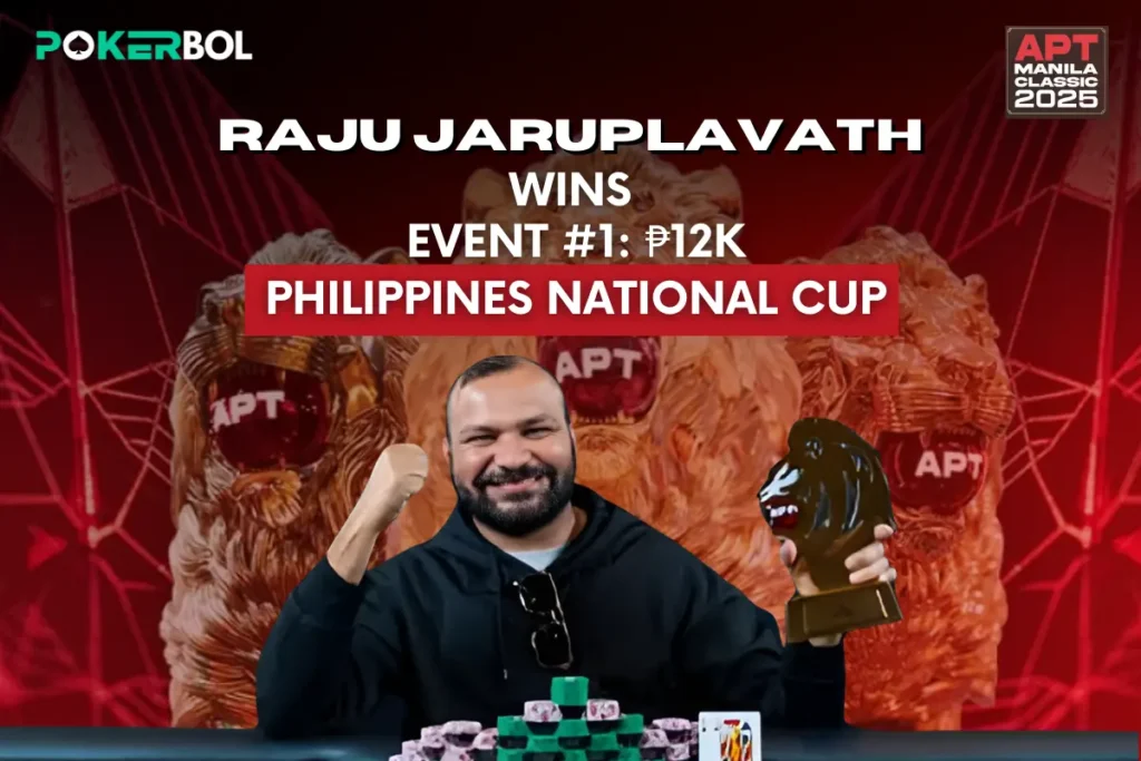 Raju Jaruplavath at Asian Poker Tour