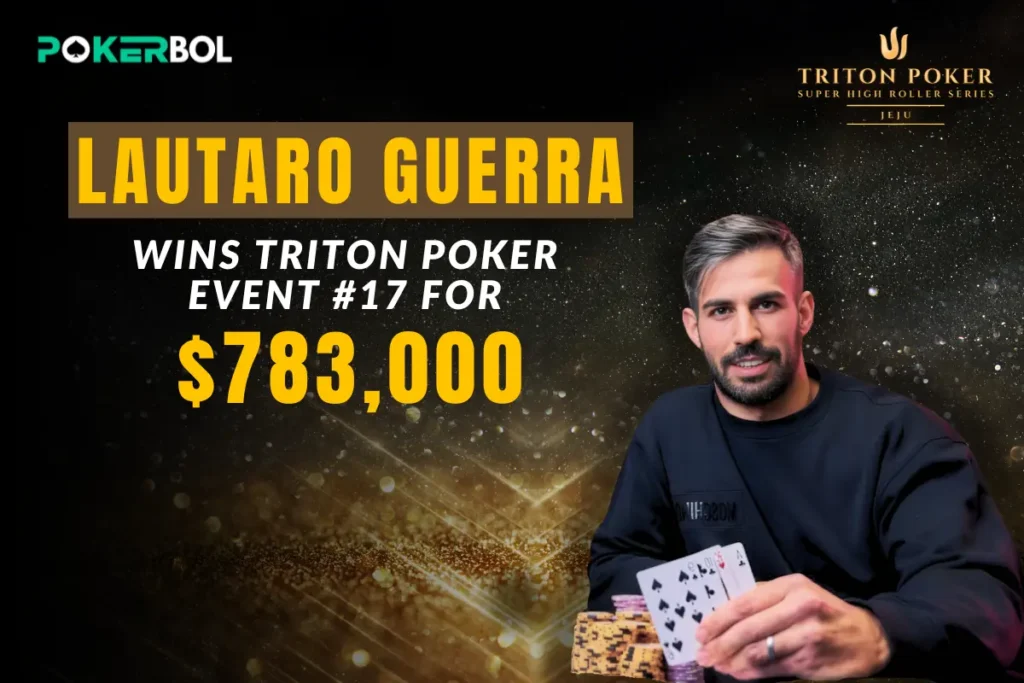 Lautaro Guerra Wins Triton Poker Event #17 for $783,000 at SHRS Jeju 2025!