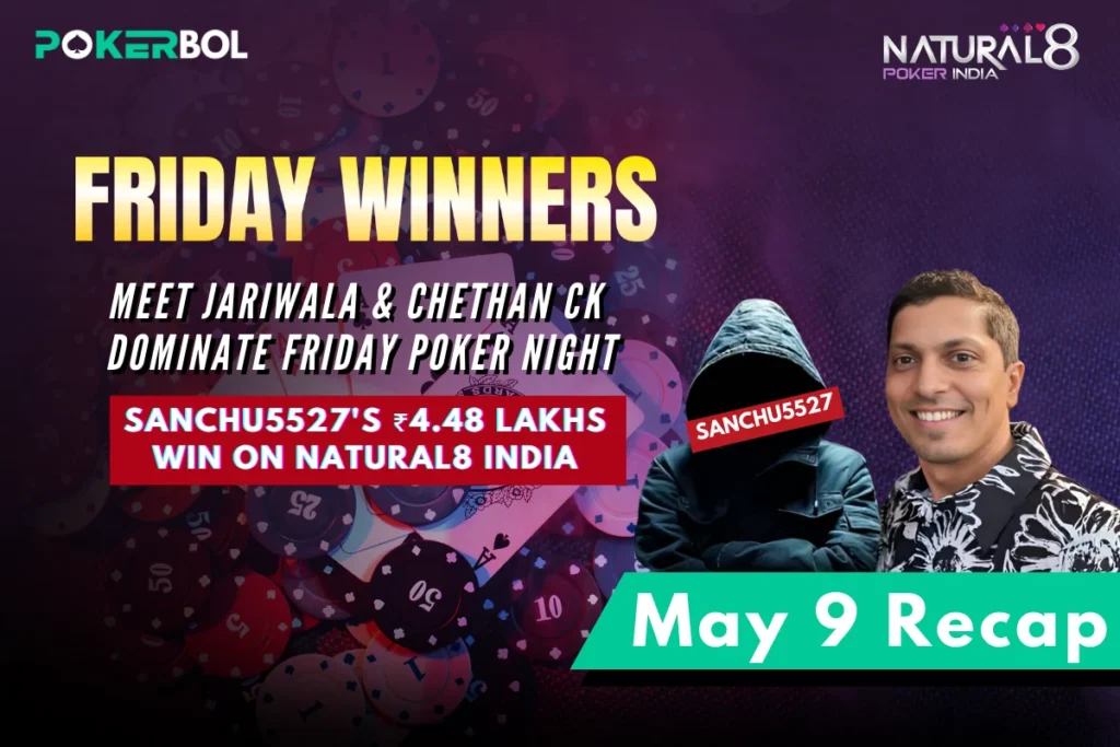 May 9 Recap | Sanchu5527, Meet Jariwala, Chethan CK, and More Shine Across India’s Top Platforms