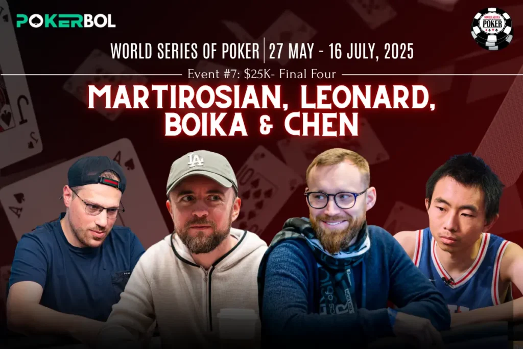 $25K Heads-Up – Martirosian, Leonard, Boika & Chen